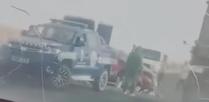 انقلاب سيارة على طريق أكجوجت– يخلف ثلاث إصابات خطيرة بينها حالة حرجة