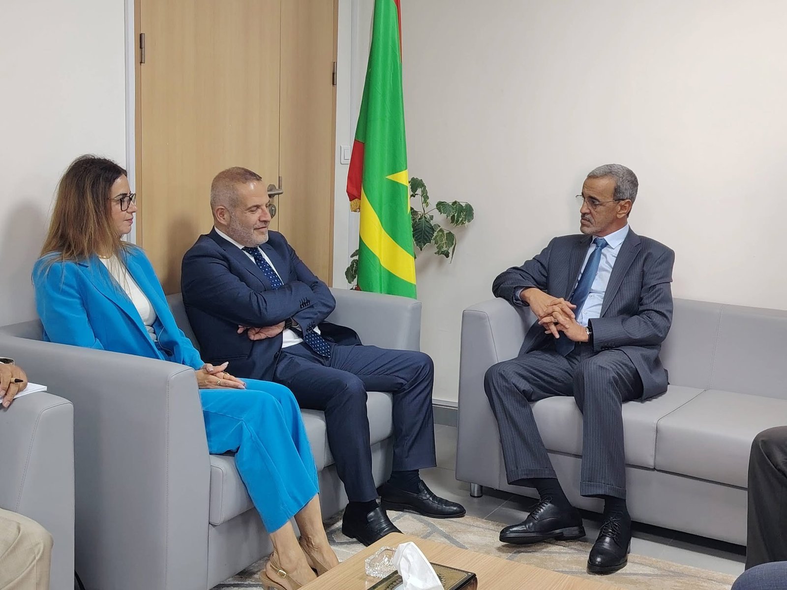 وزير المعادن يجري مباحثات مع وفد من المنظمة العالمية للملكية الفكرية