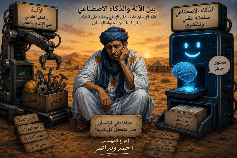 المهندس أحمد ولد اعمر يكتب : الذكاء الاصطناعي ليس هدية !