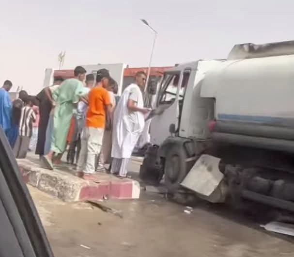 انواكشوط :سائق شاحنة صهريج يضحي بحياته لإنقاذ السكان من كارثة محتملة