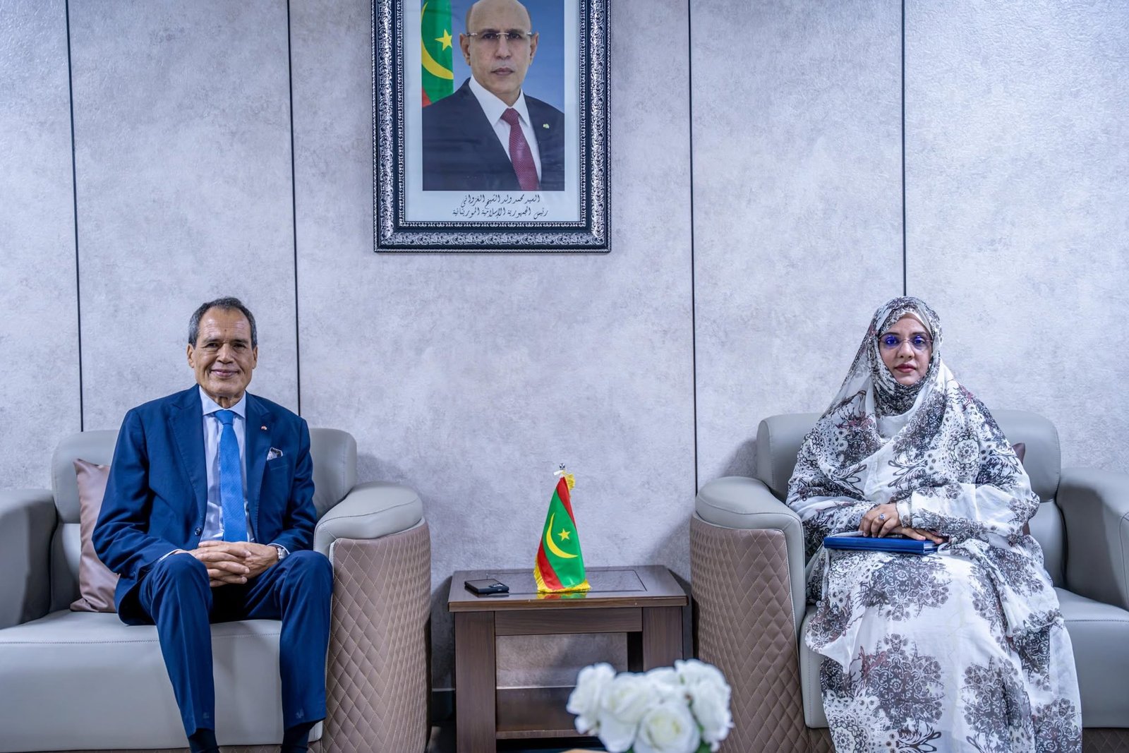 وزيرة التربية تبحث مع سفير المملكة المغربية تعزيز التعاون التربوي بين البلدين