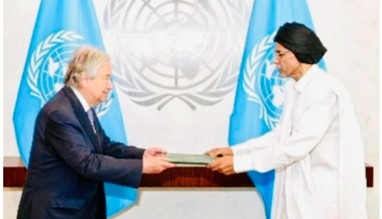 السفير ولد النني يقدم أوراق اعتماده لـ “غوتيريش” مندوبا لموريتانيا لدى المنظمة الأممية