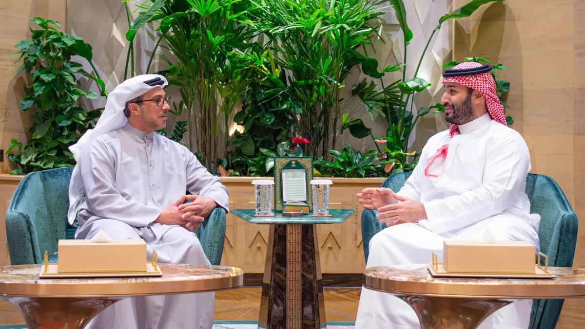 الرياض : محمد بن سلمان ومنصور بن زايد في ضيافة محمد بن سلمان .. تنسيق سعودي إماراتي في مرحلة إقليمية دقيقة