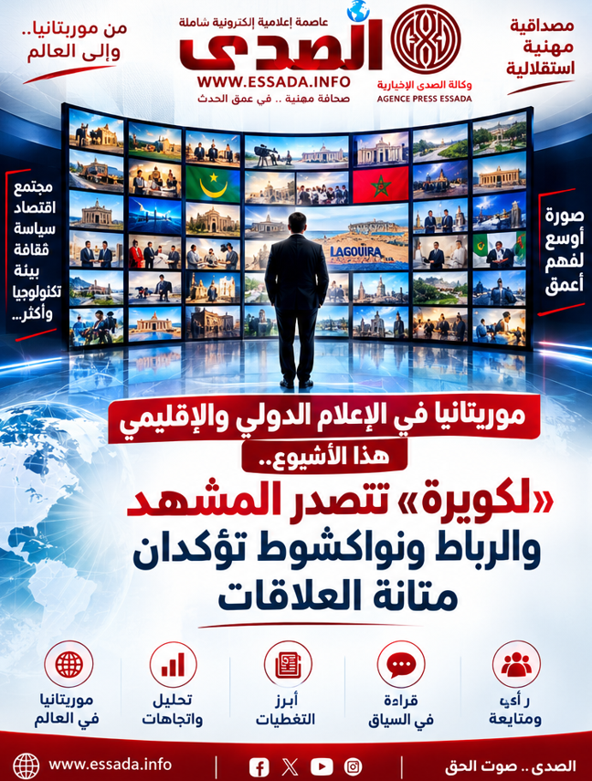 موريتانيا في الإعلام الدولي والإقليمي هذا الأسبوع.. “لكويرة” تتصدر المشهد والرباط ونواكشوط تؤكدان متانة العلاقات
