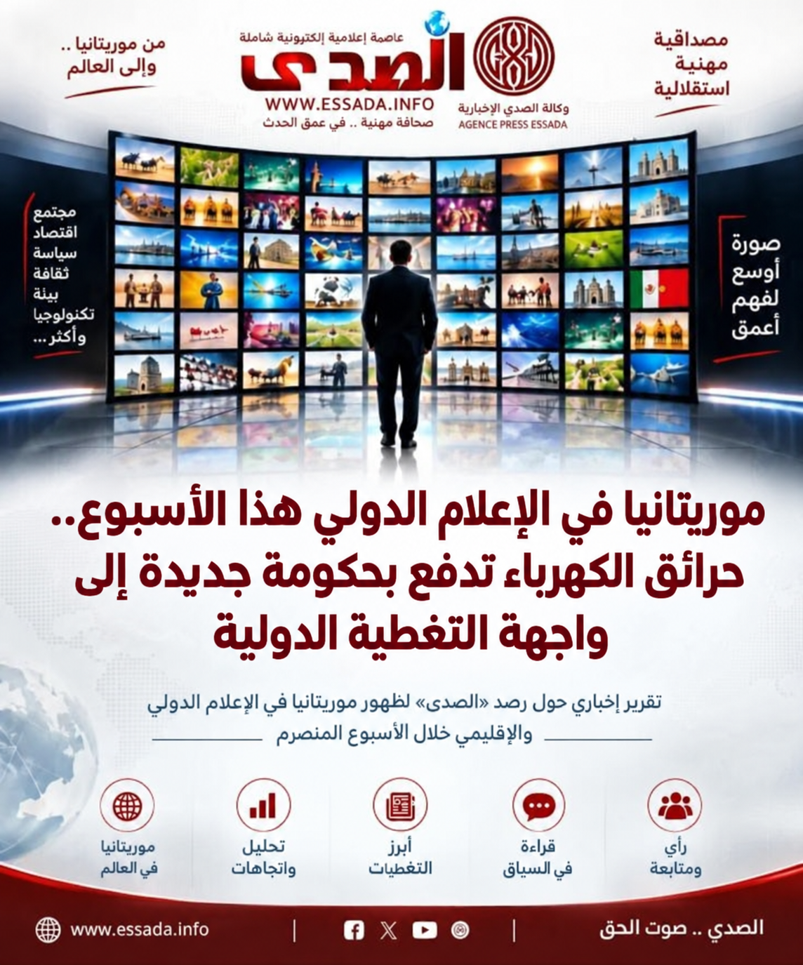 موريتانيا في الإعلام الدولي هذا الأسبوع.. حرائق الكهرباء تدفع بحكومة جديدة إلى واجهة التغطية الدولية